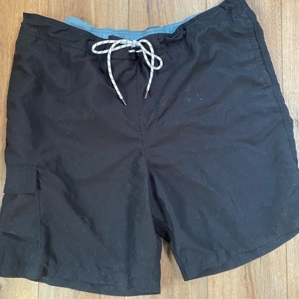 Good fellow and co Men’s black summer basic swim trunks xxl